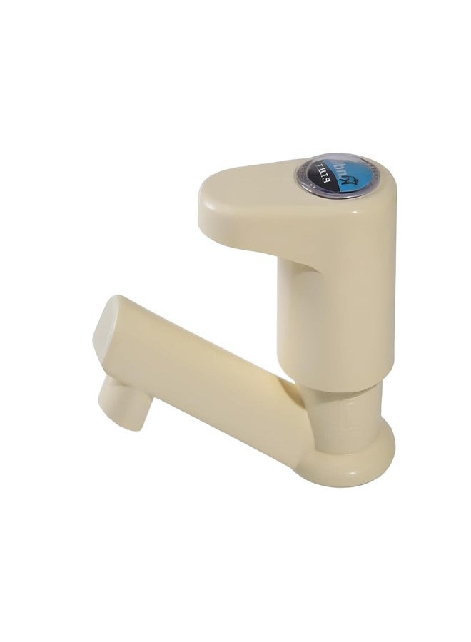 NEW WARE PVC Water Tap Pillar Cock for Wash Basin | Plastic Bathroom Bibcock for Hot & Cold Water | Foam Flow Faucet | Durable & Leak Resistant - Image 1